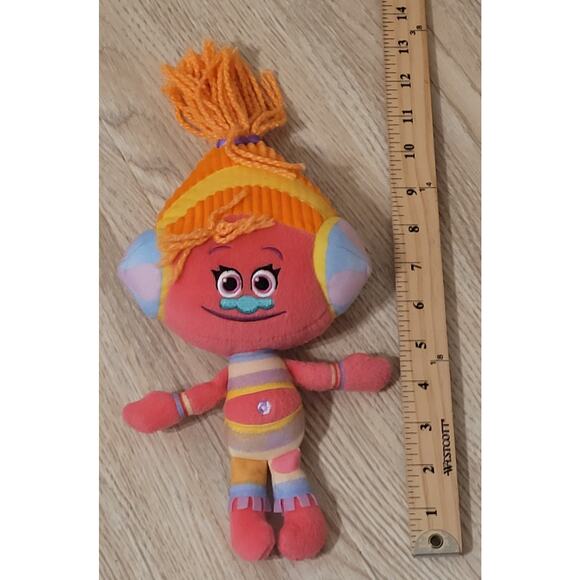 Dreamworks DJ SUKI Trolls Character Plush Pre-owned Stuffed Animal Toys Kids - Picture 2 of 3